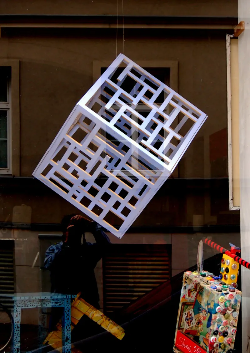 Window composition in David Richard Smyth's studio
